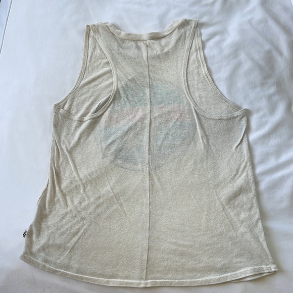 Vans cream palm logo tank top - Picture 5 of 6